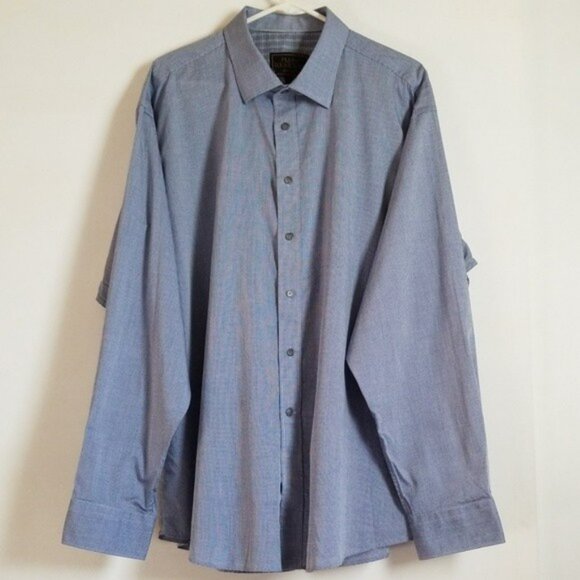 Jos A Bank Reserve Check Dress Shirt Silk Blend - Picture 1 of 6